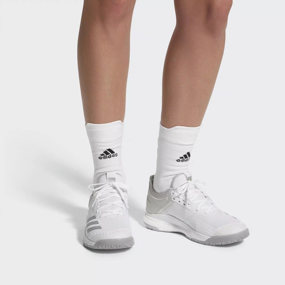 Adidas Crazyflight X 2.0 Tenis De Voleibol Blancos Para Mujer (MX-41609)